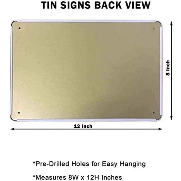 Witches Brew Halloween Sign - Fall Decor Wall Art, Witch Metal Tin Signs - Picture 3 of 7